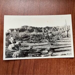 1920s Superstition Mtn AZ postcard